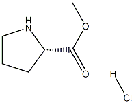 Proline methyl ester hydrochloride Structure