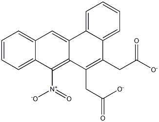 7-NITROBENZ(A)ANTHRACENE-CIS-5,6-DIACETATE Structure
