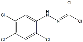 PHOSGENE(2,4,5-TRICHLOROPHENYL)HYDRAZONE Structure