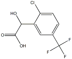 2-CHLORO-5-(TRIFLUOROMETHYL)MANDELIC ACID Structure