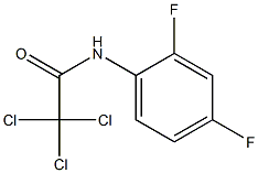 2,2,2-trichloro-N-(2,4-difluorophenyl)acetamide Structure