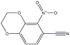 2,3-dihydro-5-nitrobenzo[b][1,4]dioxine-6-carbonitrile Structure