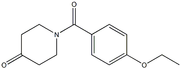 1-(4-ethoxybenzoyl)piperidin-4-one Structure
