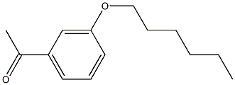 1-[3-(hexyloxy)phenyl]ethan-1-one Structure