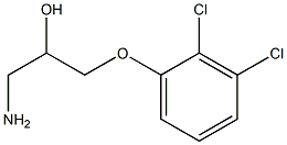 1-amino-3-(2,3-dichlorophenoxy)propan-2-ol Structure
