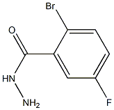 2-bromo-5-fluorobenzohydrazide Structure