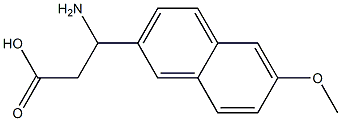 3-amino-3-(6-methoxy-2-naphthyl)propanoic acid Structure