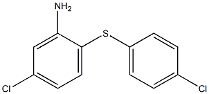 5-chloro-2-[(4-chlorophenyl)sulfanyl]aniline Structure