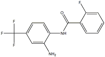 N-[2-amino-4-(trifluoromethyl)phenyl]-2-fluorobenzamide Structure