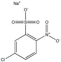 3-Chloro-6-nitrobenzenesulfonic acid sodium salt Structure