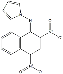 1-Pyrrolizino-2,4-dinitronaphthalene Structure