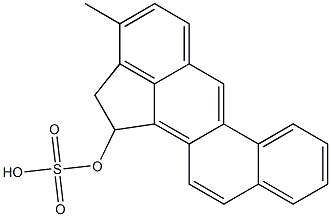 1-sulfooxy-3-methylcholanthrene Structure