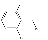 N-(2-CHLORO-6-FLUOROBENZYL)-N-METHYLAMINE Structure