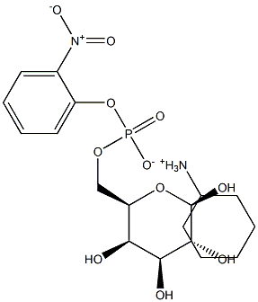 2-NITROPHENYL BETA-D-GALACTOPYRANOSIDE-6-PHOSPHATE, CYCLOHEXYLAMMONIUM SALT, 80+% Structure