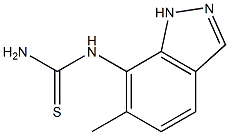 N-(6-methyl-1H-indazol-7-yl)thiourea Structure