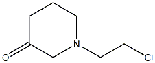 1-(2-chloroethyl)piperidin-3-one Structure