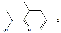 1-(5-chloro-3-methylpyridin-2-yl)-1-methylhydrazine Structure