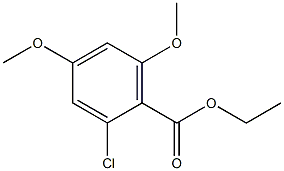 ethyl 2-chloro-4,6-dimethoxybenzoate Structure