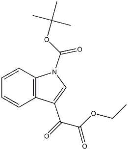 TERT-BUTYL 3-[ETHOXY(OXO)ACETYL]-1H-INDOLE-1-CARBOXYLATE Structure