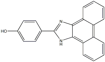 4-(1H-phenanthro[9,10-d]imidazol-2-yl)phenol Structure