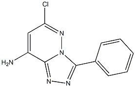 6-chloro-3-phenyl[1,2,4]triazolo[4,3-b]pyridazin-8-ylamine Structure