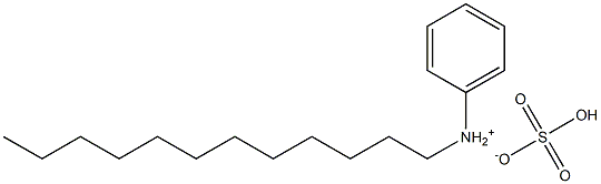 dodecyl phenyl ammonium sulfate Structure