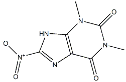 1,3-Dimethyl-8-nitro-1H-purine-2,6(3H,9H)-dione ,97% Structure