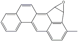 1,2-Epoxy-3-methylcholanthrene Structure
