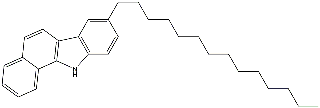 8-Tetradecyl-11H-benzo[a]carbazole Structure