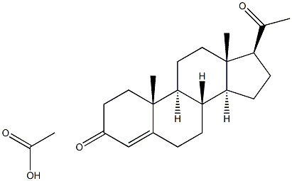 Progesterone acetate Structure