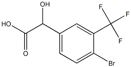 4-BROMO-3-(TRIFLUOROMETHYL)MANDELIC ACID Structure