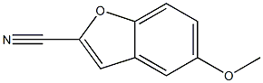 5-methoxy-1-benzofuran-2-carbonitrile Structure