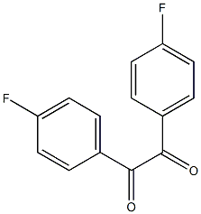 1,2-bis(4-fluorophenyl)ethane-1,2-dione Structure