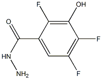 2,4,5-trifluoro-3-hydroxybenzohydrazide Structure