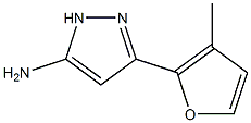 3-(3-methyl-2-furyl)-1H-pyrazol-5-amine Structure