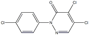 4,5-dichloro-2-(4-chlorophenyl)pyridazin-3(2H)-one Structure