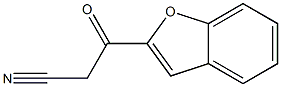 3-(Benzofuran-2-yl)-3-oxopropanenitrile ,97% Structure