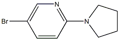 5-Bromo-2-(pyrrolidin-1-yl)pyridine ,97% Structure