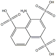 4-Amino-1,3,5-naphthalenetrisulfonic acid Structure