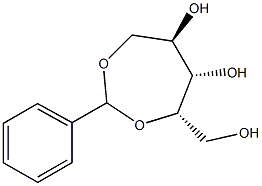 2-O,5-O-Benzylidene-D-xylitol Structure