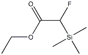 Fluoro(trimethylsilyl)acetic acid ethyl ester Structure