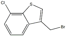 3-(BROMOMETHYL)-7-CHLOROBENZO[B]THIOPHENE Structure