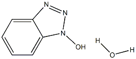 1-hydroxybenzotriazole monohydrate Structure