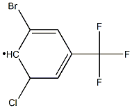 2-Bromo-6-chloro-4-(trifluoromethyl)phenyl Structure