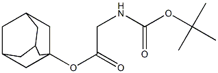 (S)-Boc-1-adamantyl-glycine Structure