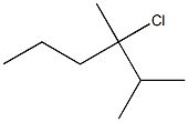 3-chloro-2,3-dimethylhexane Structure
