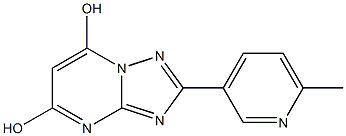 2-(6-METHYLPYRIDIN-3-YL)[1,2,4]TRIAZOLO[1,5-A]PYRIMIDINE-5,7-DIOL Structure