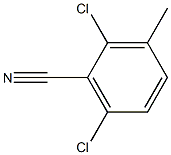 2,6-dichloro-3-methylbenzonitrile Structure