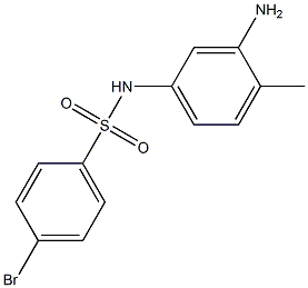 N-(3-amino-4-methylphenyl)-4-bromobenzenesulfonamide Structure