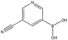 5-Cyanopyridine-3-boronic acid Structure